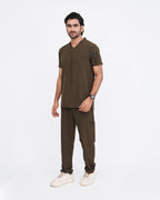 Dark Olive Men's Prestige™ Scrubs Set