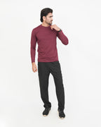 Deep Maroon Men's Executive™ Under Scrubs