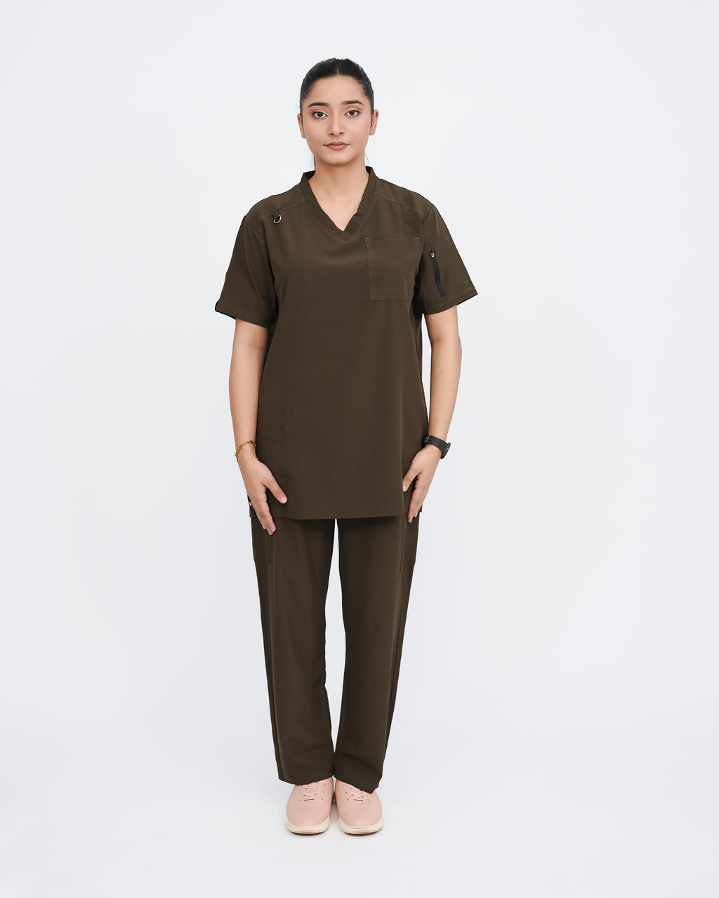 Dark Olive Women's Prestige™ Scrubs Set