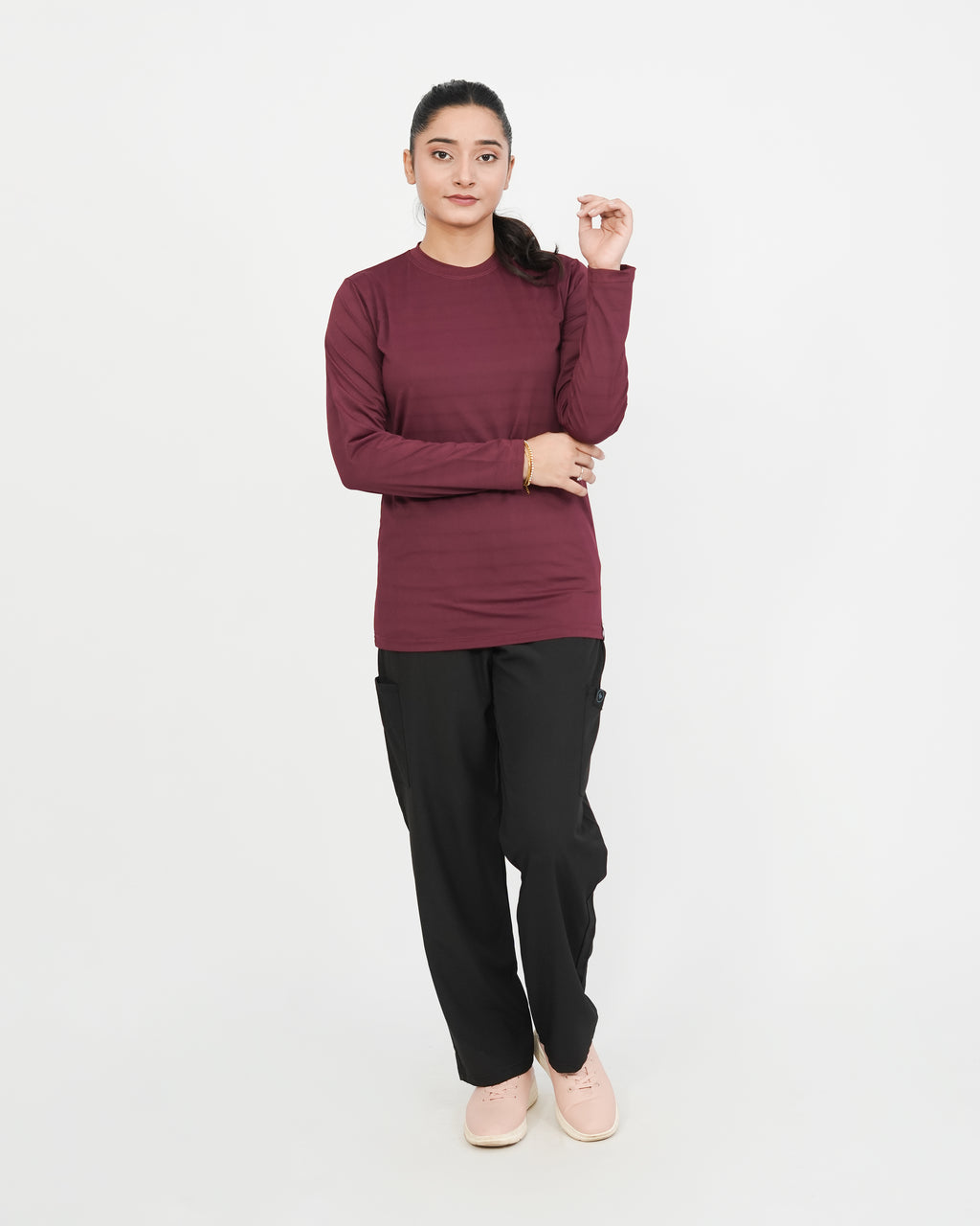 Deep Maroon Women's Executive™ Under Scrubs