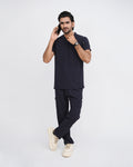 Midnight Navy Men's Prestige™ Scrubs Set