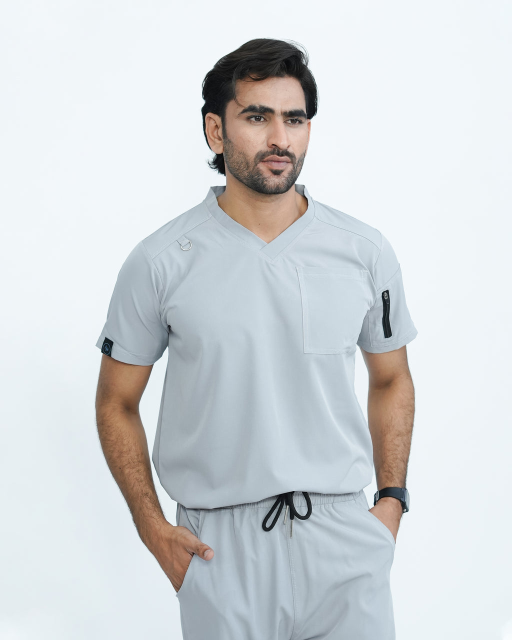 Slate Gray Men's Prestige™ Scrubs Set