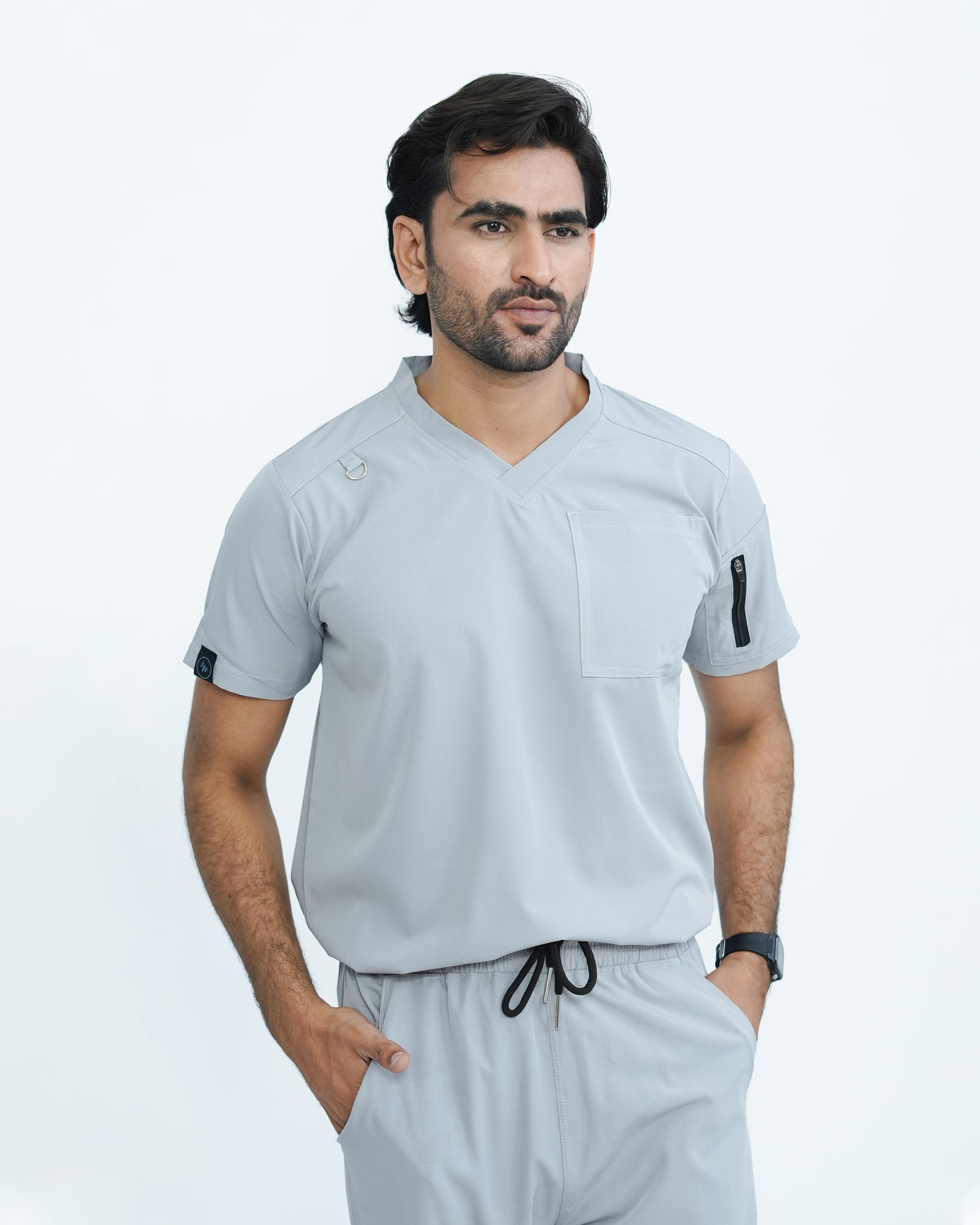 Slate Gray Men's Prestige™ Scrubs Set
