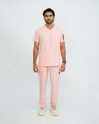 Pastel Pink Men's Prestige™ Scrubs Set