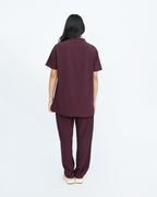 Deep Maroon Women's Prestige™ Scrubs Set