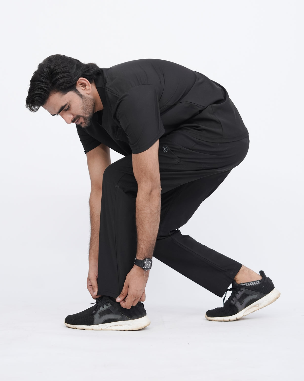 Onyx Black Men's Prestige™ Scrubs Set