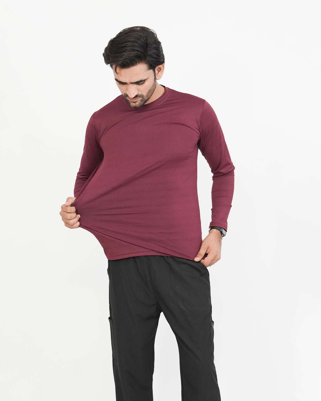 Deep Maroon Men's Executive™ Under Scrubs