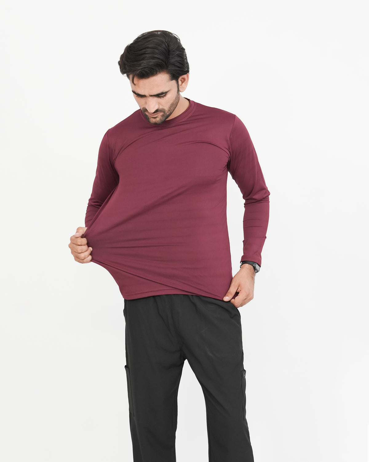 Deep Maroon Men's Executive™ Under Scrubs