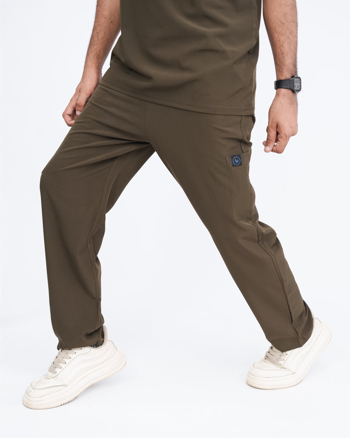 Dark Olive Men's Prestige™ Scrubs Set