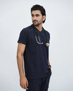Midnight Navy Men's Prestige™ Scrubs Set