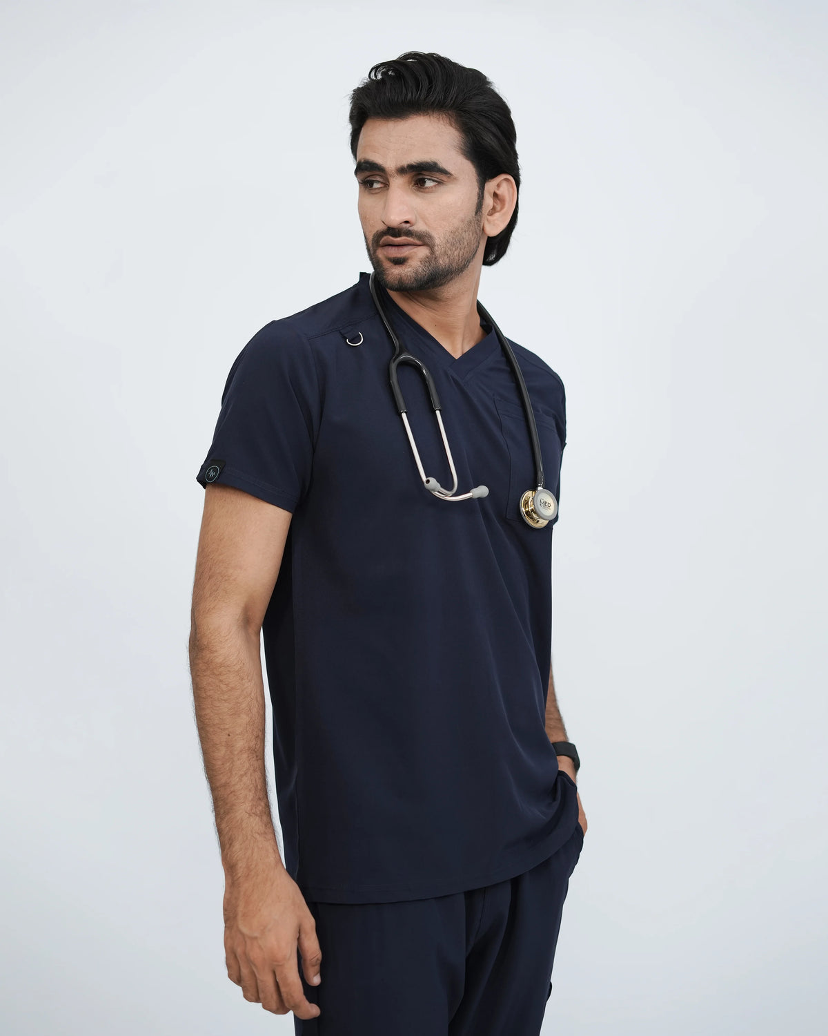 Midnight Navy Men's Prestige™ Scrubs Set