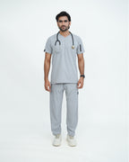 Slate Gray Men's Prestige™ Scrubs Set