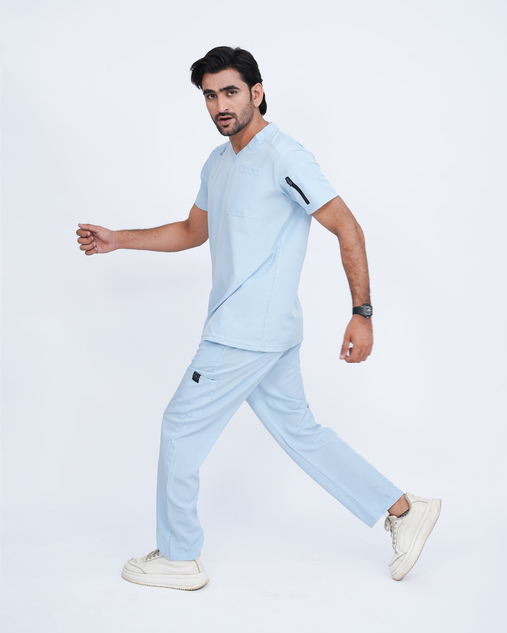 Ceil Blue Men's Prestige™ Scrubs Set