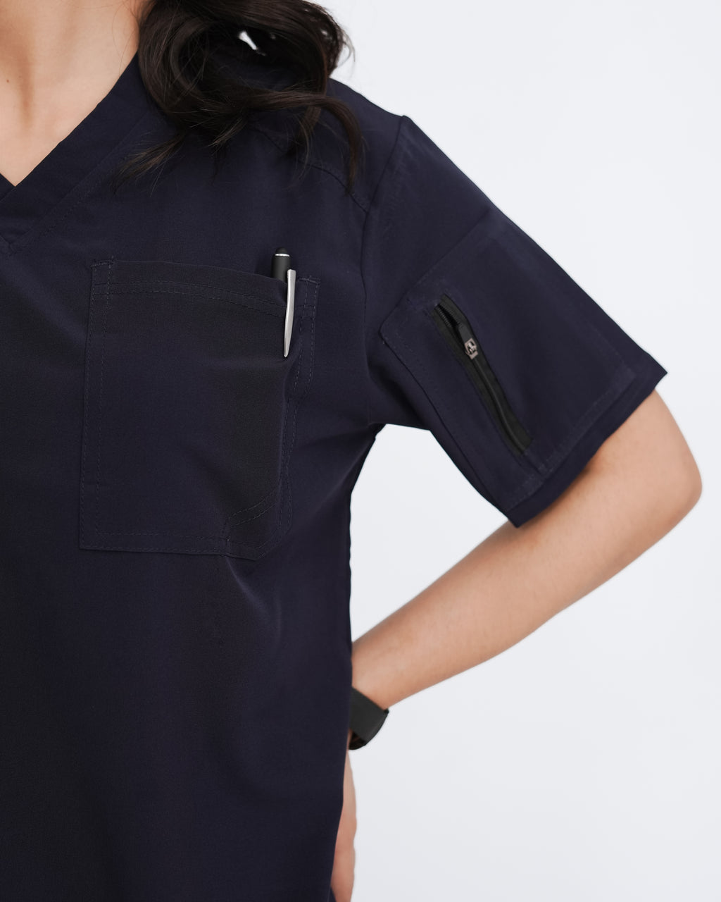 Midnight Navy Women's Prestige™ Scrubs Set