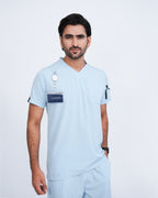 Ceil Blue Men's Prestige™ Scrubs Set
