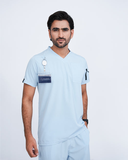 Ceil Blue Men's Prestige™ Scrubs Set