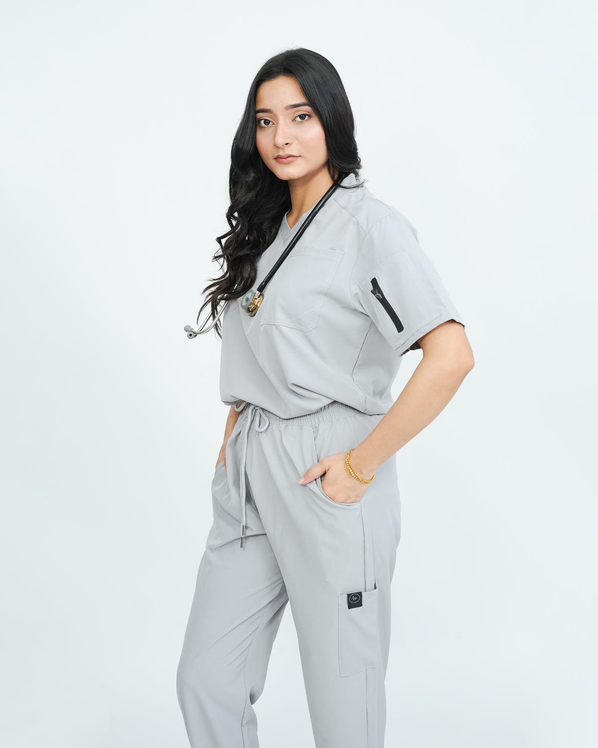 Slate Gray Women's Prestige™ Scrubs Set