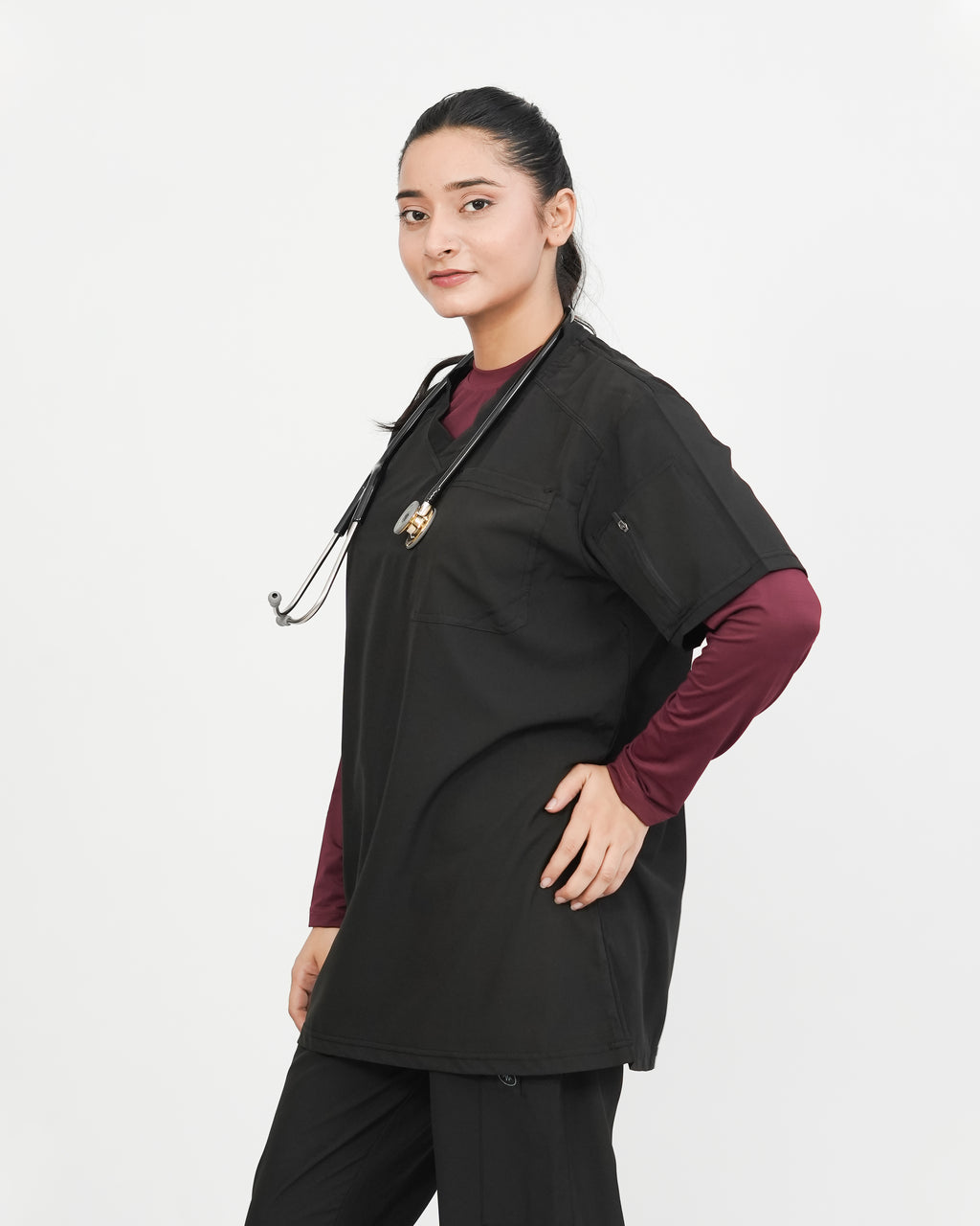 Deep Maroon Women's Executive™ Under Scrubs