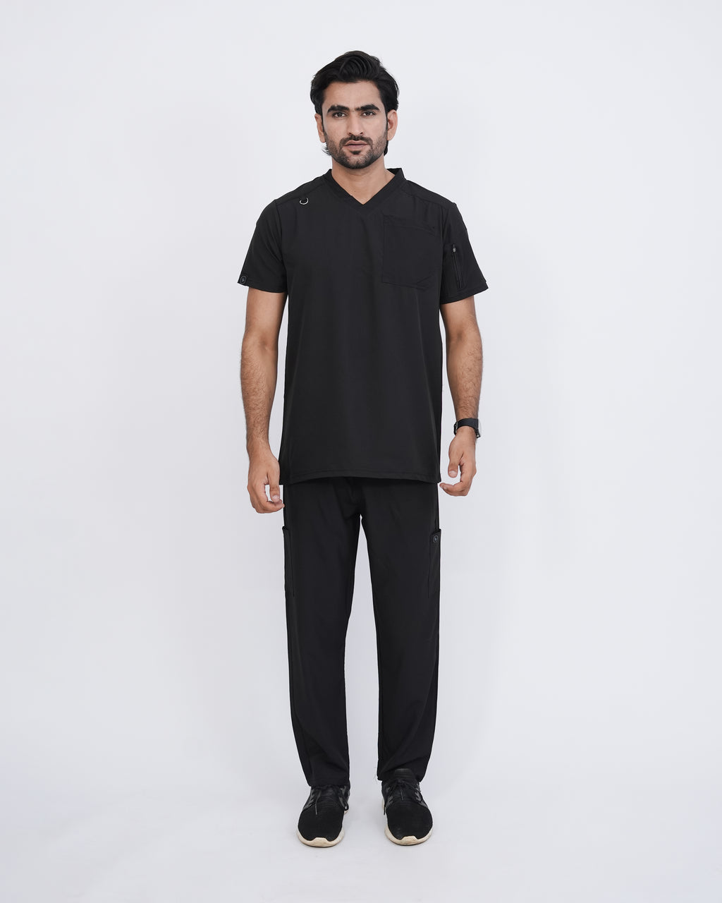 Onyx Black Men's Prestige™ Scrubs Set