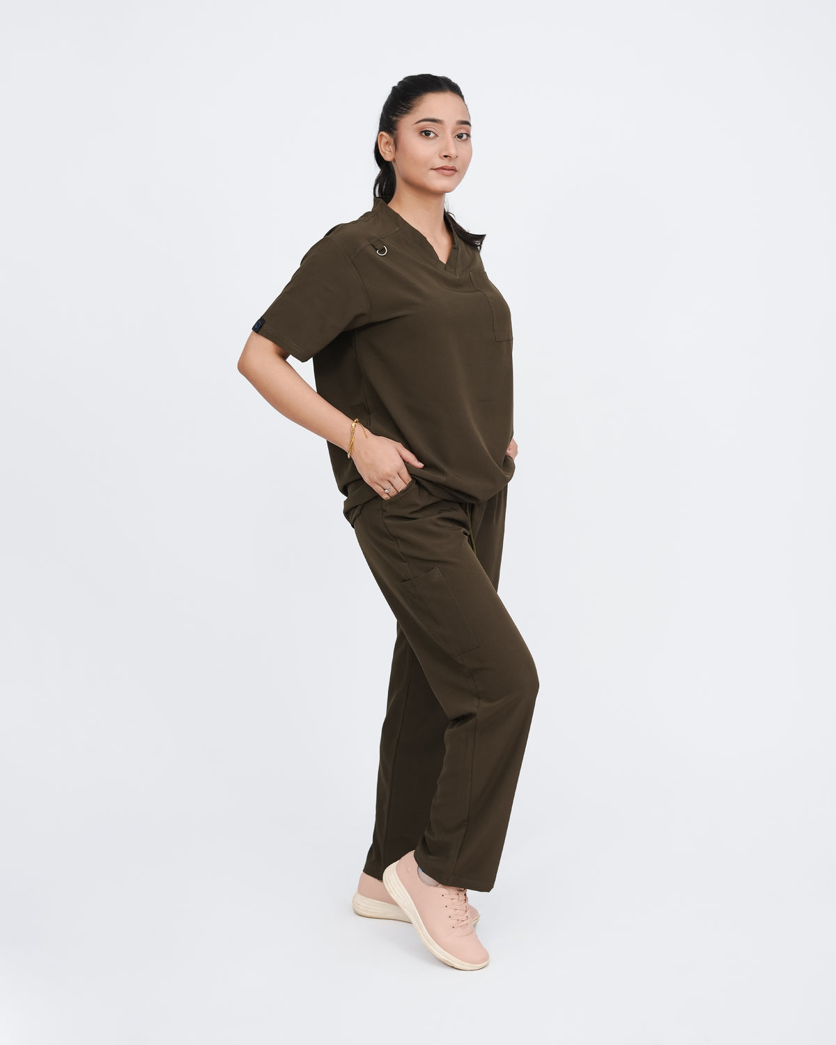 Dark Olive Women's Prestige™ Scrubs Set