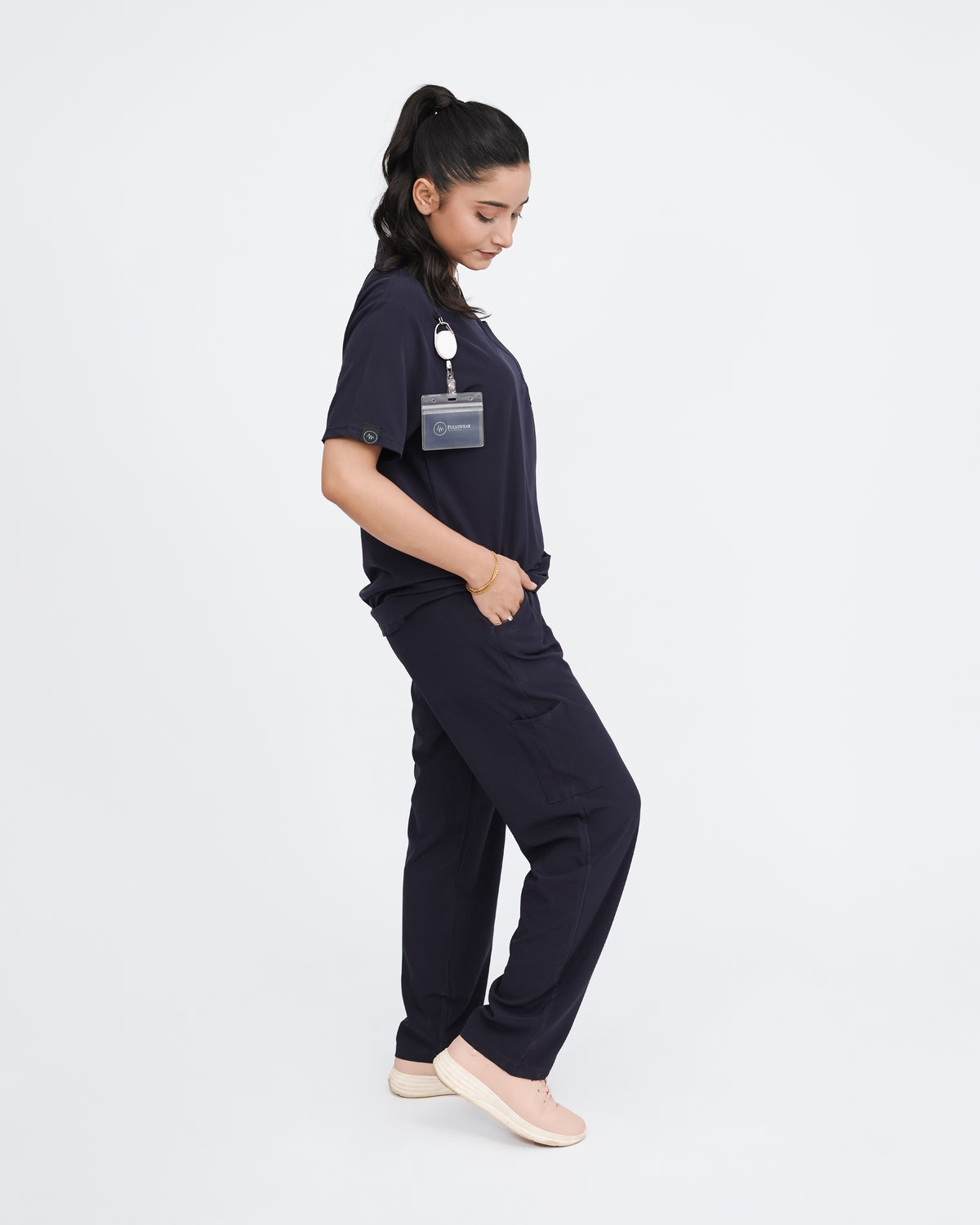 Midnight Navy Women's Prestige™ Scrubs Set