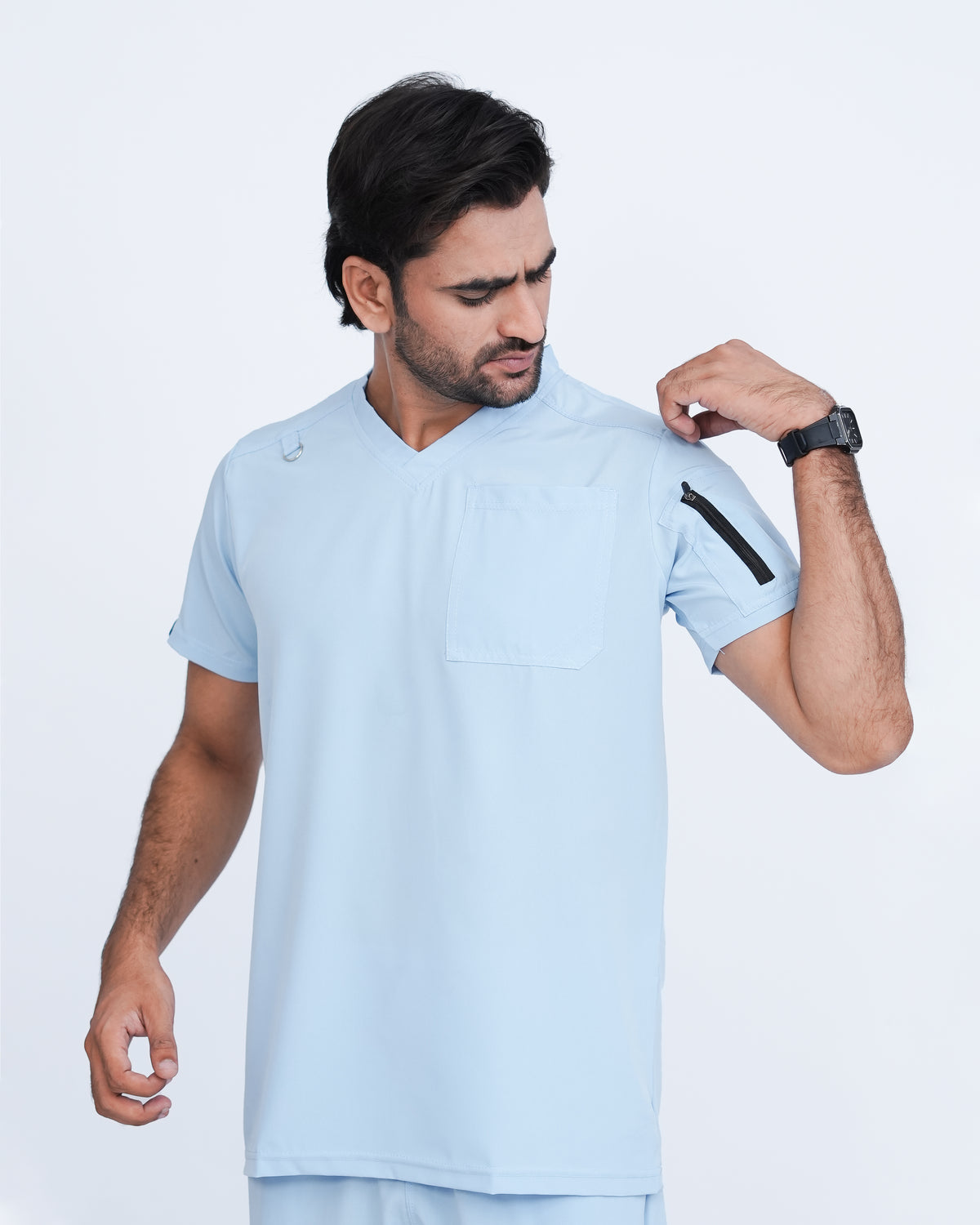 Ceil Blue Men's Prestige™ Scrubs Set