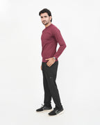 Deep Maroon Men's Executive™ Under Scrubs