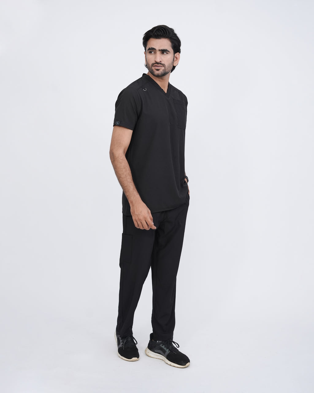 Onyx Black Men's Prestige™ Scrubs Set
