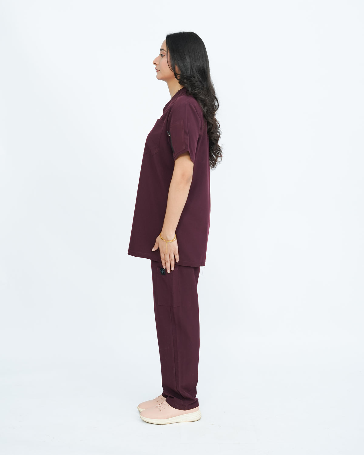Deep Maroon Women's Prestige™ Scrubs Set