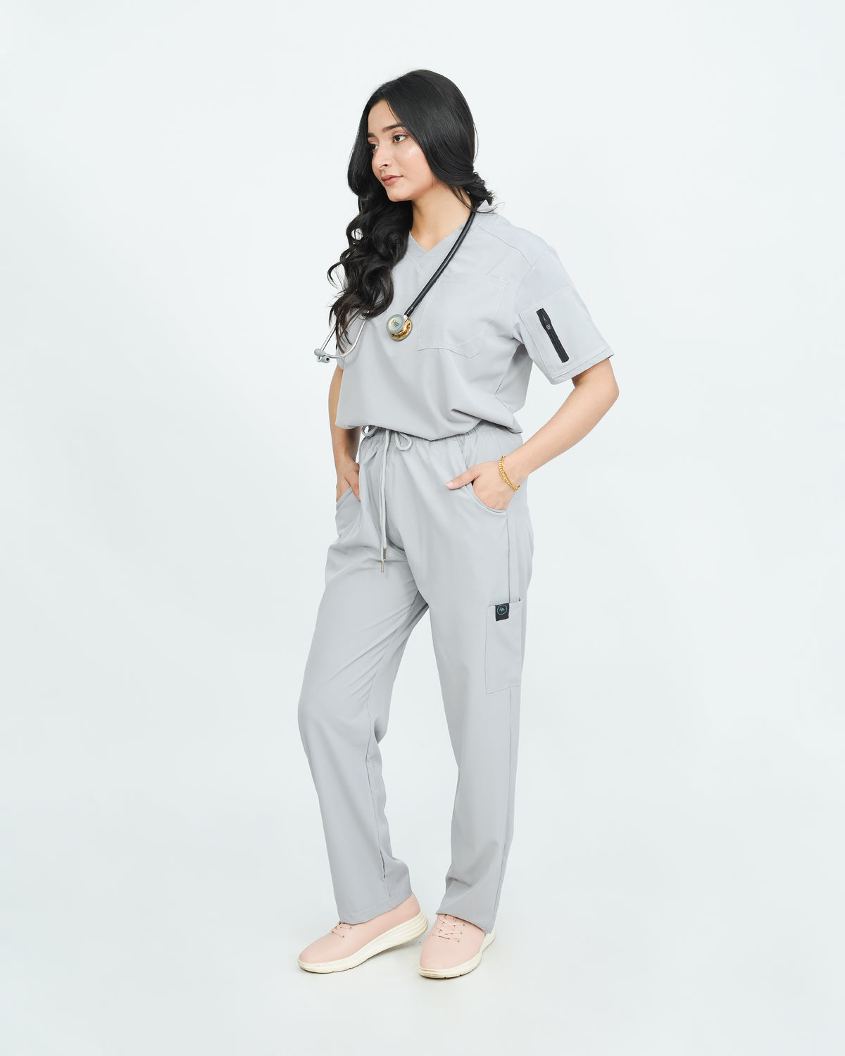 Slate Gray Women's Prestige™ Scrubs Set