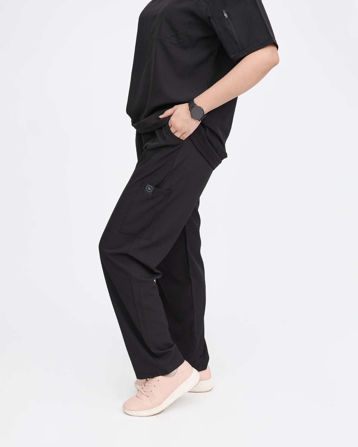 Onyx Black Women's Prestige™ Scrubs Set