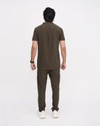 Dark Olive Men's Prestige™ Scrubs Set