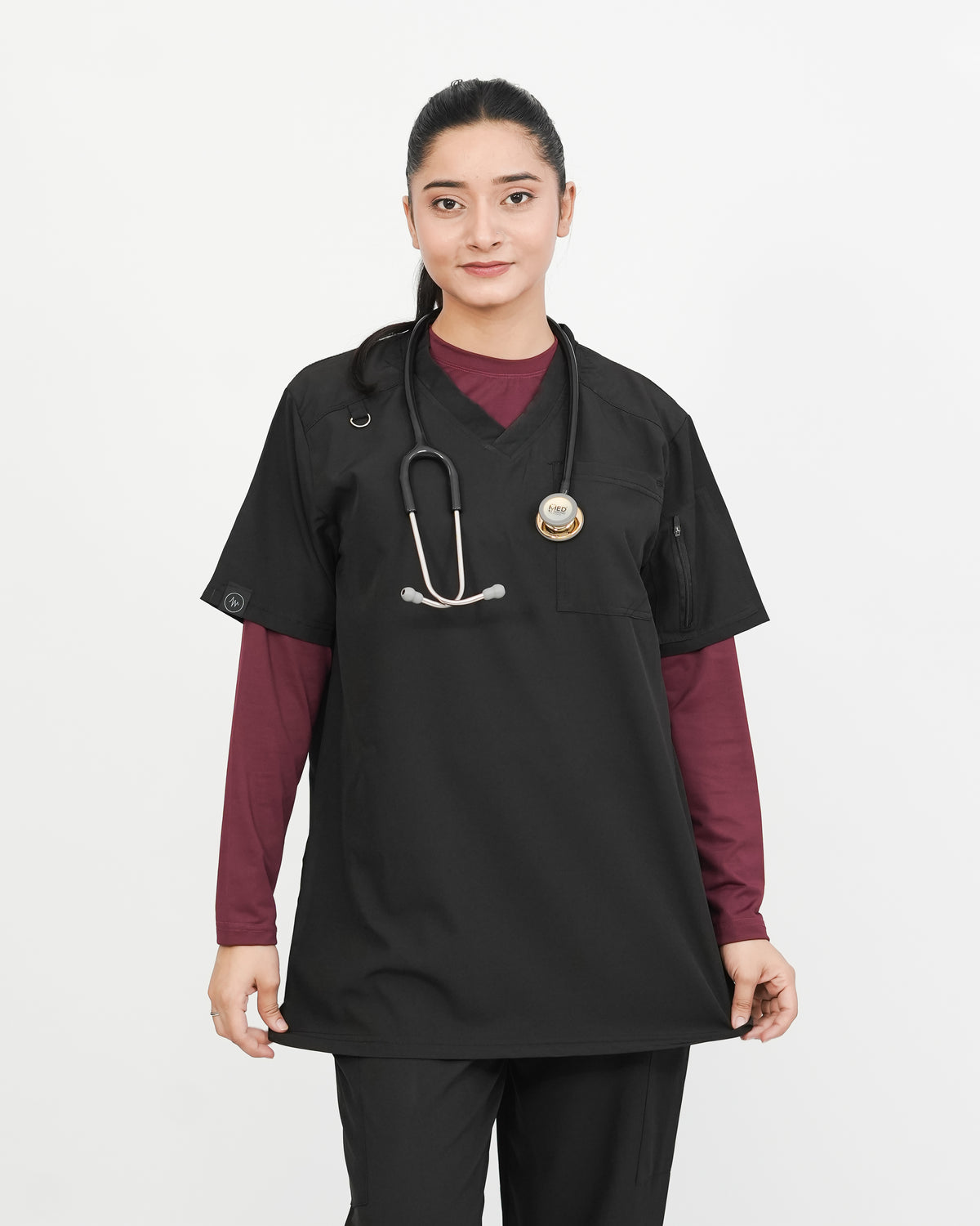 Deep Maroon Women's Executive™ Under Scrubs