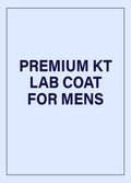 Premium KT Cotton Lab coat For Mens